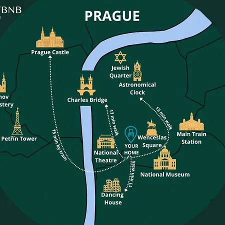 Center With Fireplace Prag